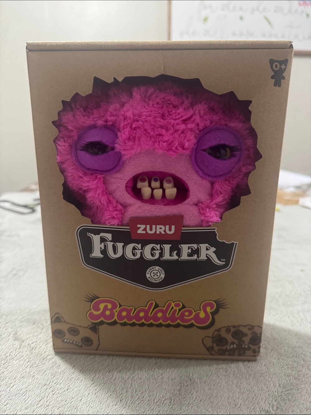 Fuggler Baddies Plush Toy - Bright Pink